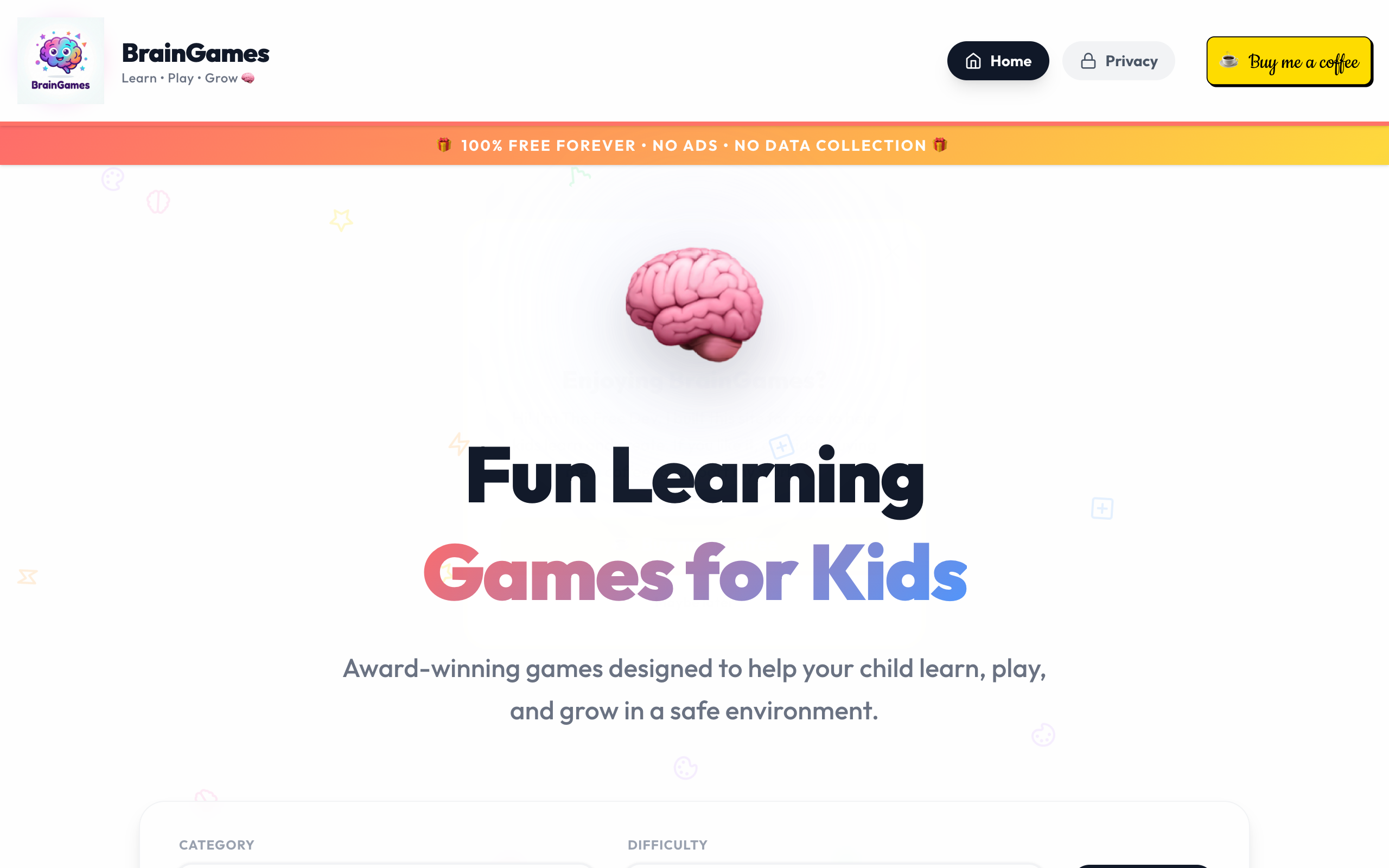 BrainGames Screenshot