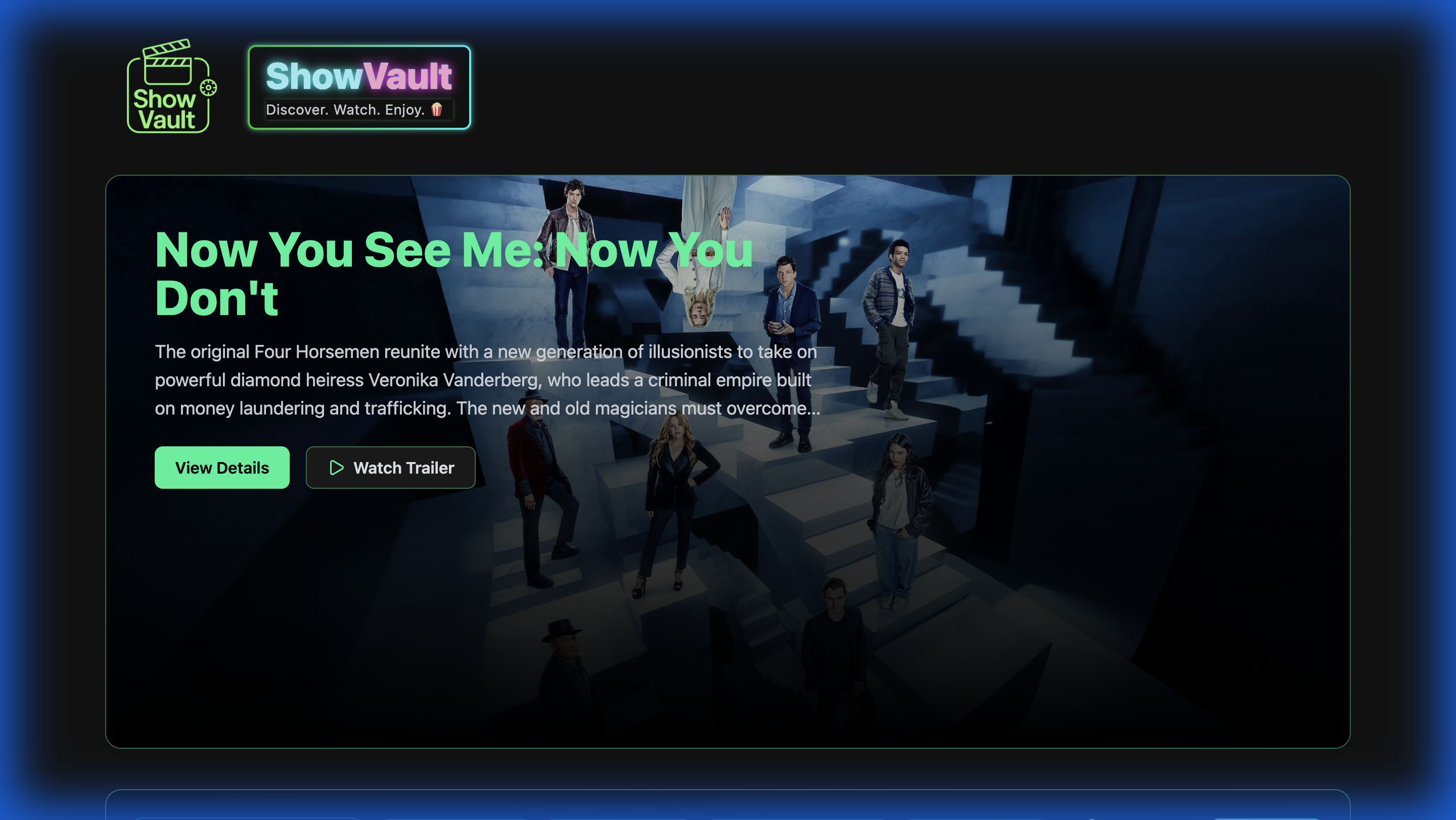 ShowVault Screenshot